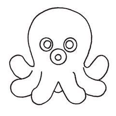 octopus sea ocean creature animal © Lingporntip