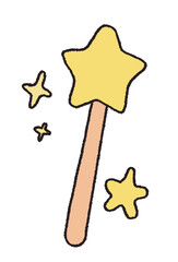 wand magic star wizard fairy © Lingporntip
