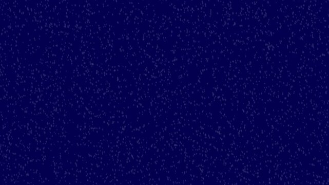 loop blurred snowflakes on clean dark blue animation copy space background.