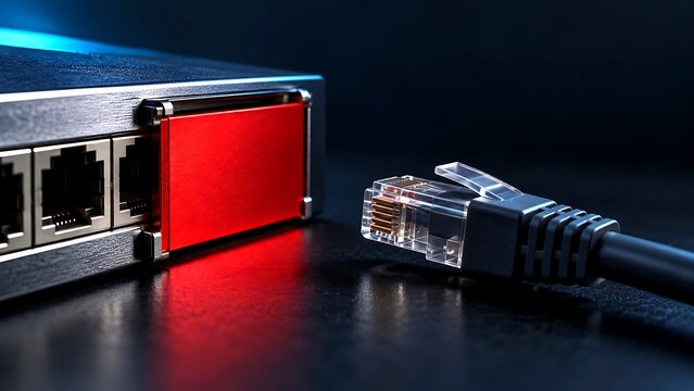 Network switch and ethernet cable