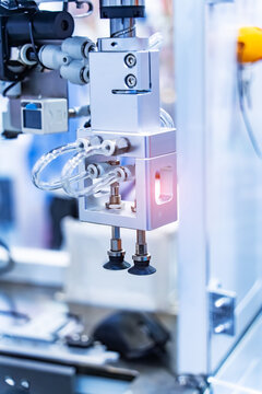 automatic pneumatic piston sucker unit on industrial machine,automation compressed air factory production