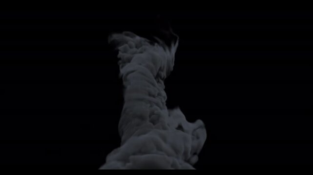 tornado power massive dark smoke vortex spinning column