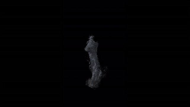 tornado thin slender swirling smoke funnel weather effect
