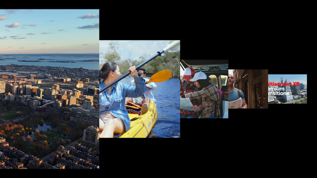 Premium Transitions Multiscreen X5 22 Variations  &ndash; Five Screen Transitions, Multi Video Split Screen Layouts and Dynamic Multi Panel Effects for Professional Video Editing