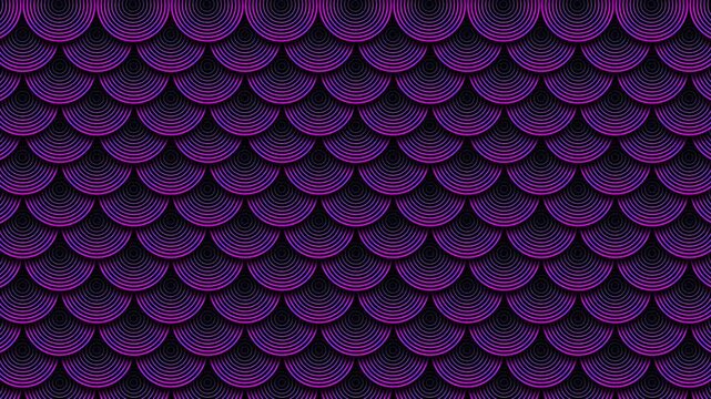 Glowing Geometric Concentric Circles Background