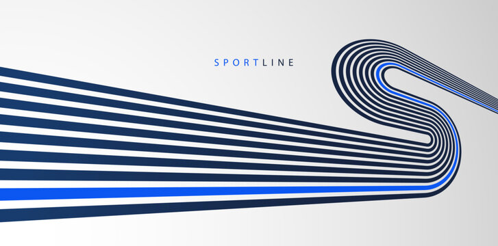 Minimal abstract background with smooth parallel lines and one highlighted color accent representing direction, focus, visual rhythm and clear structural emphasis.