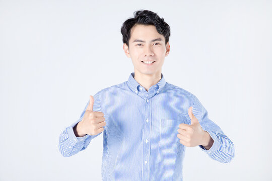 Thumbs Up Man Portrait