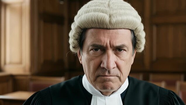 Intense Courtroom Proceedings with a Serious Judge