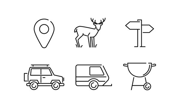Outdoor Adventure Icons
