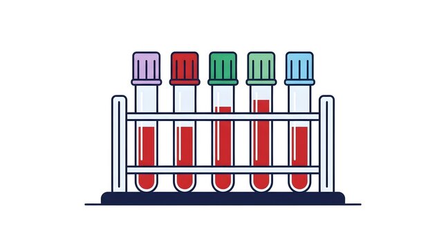 test tubes in a laboratory