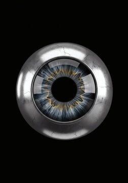 Realistic Digital Representation Of Eye Anatomy In Artful Design