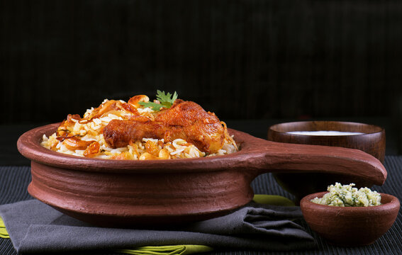 Delicious chicken biryani