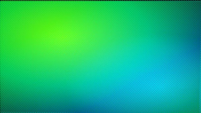 Abstract green digital gradient background with a subtle halftone dot pattern texture