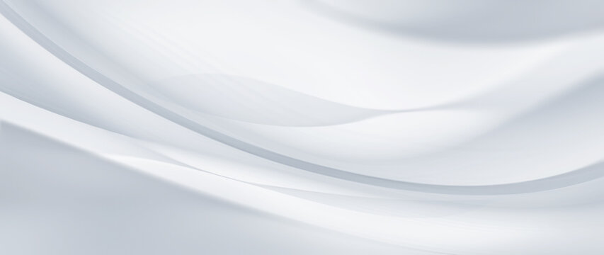 Abstract white silk fluid wave elegant dynamic background