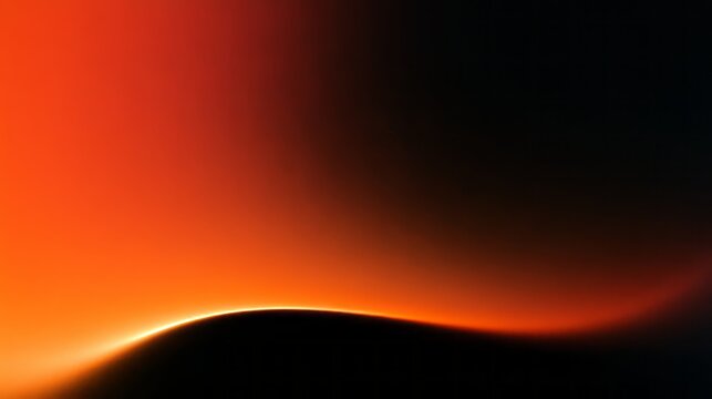 Orange and black grainy abstract gradient background with dark textured tones, smooth color transition, subtle noise, modern backdrop, dramatic contrast, and contemporary design aesthetic