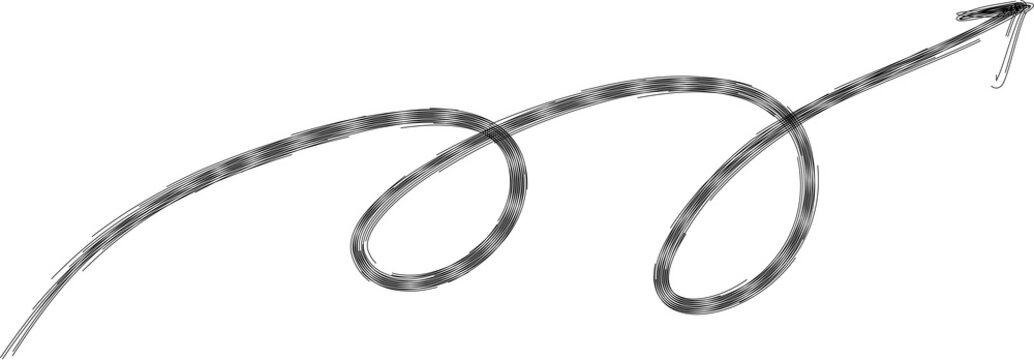 A charcoal sketch of a spiral arrow pointing upwards, signifying growth and progress. The sketch has a dynamic and energetic feel, suggesting movement and direction