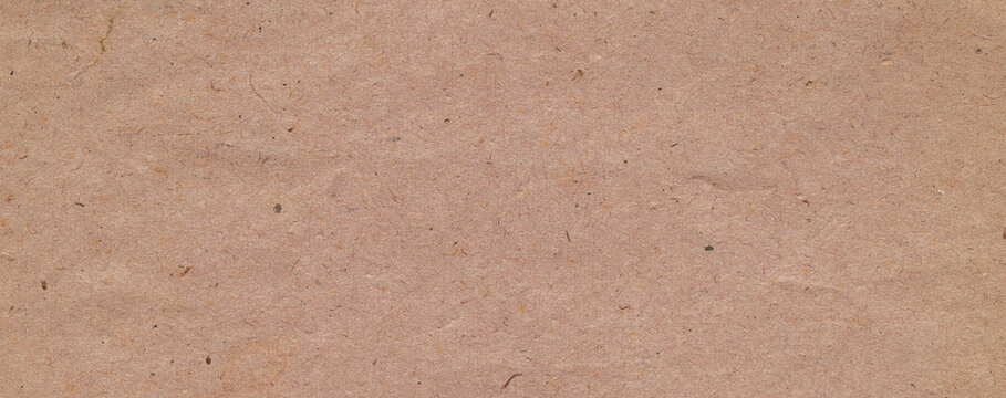 brown cardboard paper texture background, kraft fibre sheet banner