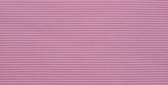 pink ribbed knit fabric texture close up background, ribbed textile pattern banner