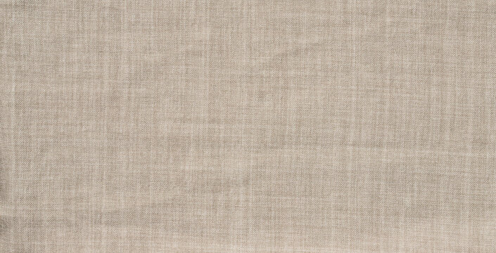 beige linen fabric texture close up background natural woven textile banner