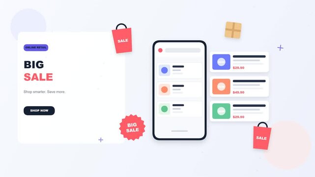 A consumer uses a mobile device to browse through discounted products during an active promotional period while gathering items into virtual shopping carts to complete their final purchase