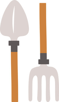 garden tools vector barn and farm elements clipart illustration 