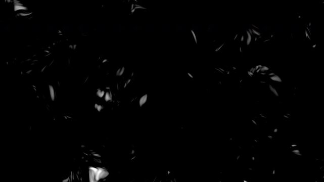 Abstract liquid metal texture dark fluid ripples monochromatic background for sleek modern web design or motion graphics backdrop.