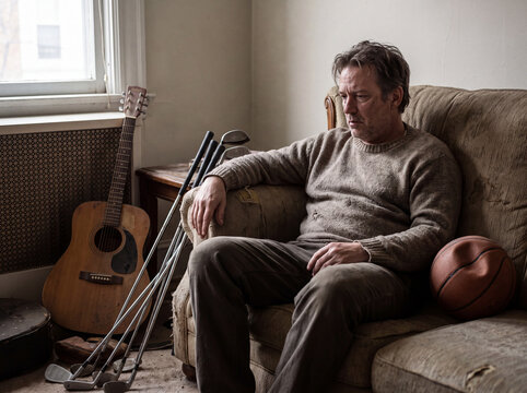 Man Losing Interest in Hobbies and Activities Due to Depression