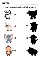 Obraz premium worksheet for kids