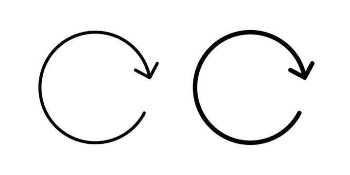 Reload Button Icon represents refreshing pages, updating content, restarting processes, synchronizing data, and repeating digital actions.
