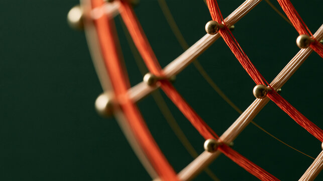 Macro Detail of Geometric String Network with Nodes