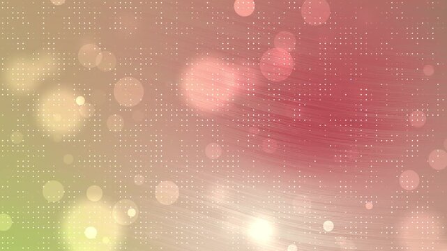 Soft glowing circles bright bokeh white grid pattern abstract digital light background.
