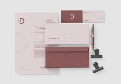 Elegant Corporate Stationery Mockup