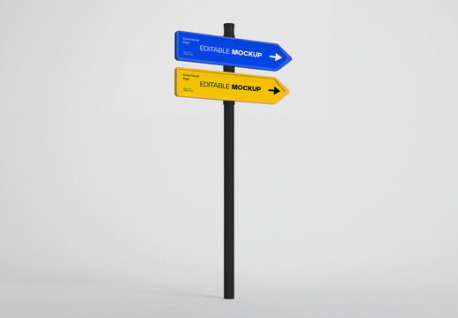 Directional Signage Mockup