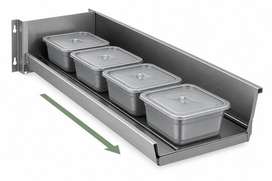 First in first out container rotation illustration