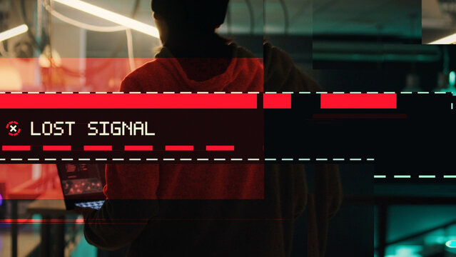 Glitch Abstract Error Transition / 4k Resolution / Horizontal / Part 07