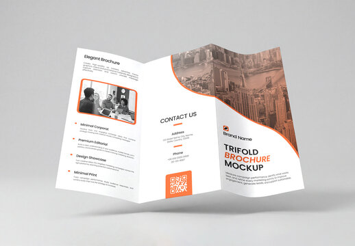 Trifold Brochure Mockup