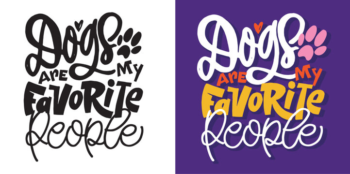 Lettering quote for t-shirt design, mug print, bag print, clothes fashion about Dog Lover. 100% hand drawn vector image. Dog mom vector
