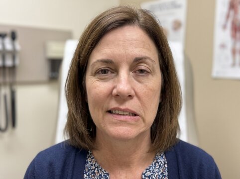 Woman With Facial Droop and Asymmetry