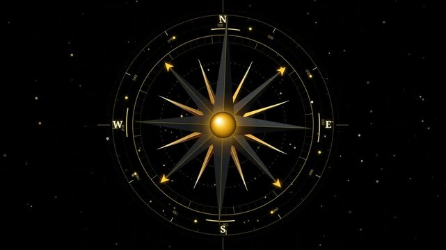 vector illustration of a golden star