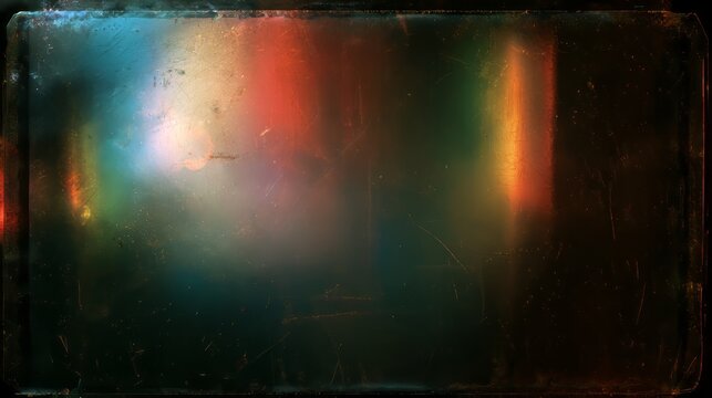 Abstract film texture background with vintage grain, dust particles, light leaks, soft faded highlights, cinematic analog film effect, retro overlay and nostalgic visual atmosphere