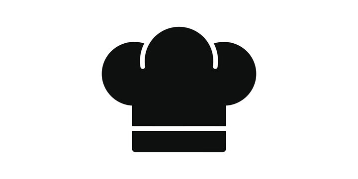 Chef hat for cooking and culinary professional symbol.