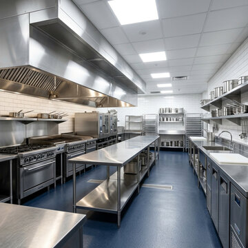 Clean Kitchen - High Quality Commercial Facility Floor and Kitchen Deep Cleaning Service Commercial Photography