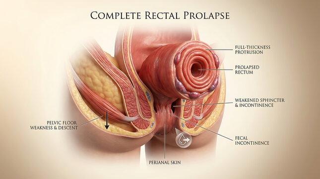 Complete Rectal Prolapse with Full-Thickness Protrusion of Rectu