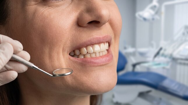 Sleep Bruxism and Temporomandibular Stress &mdash; Photorealistic Dental Education Background