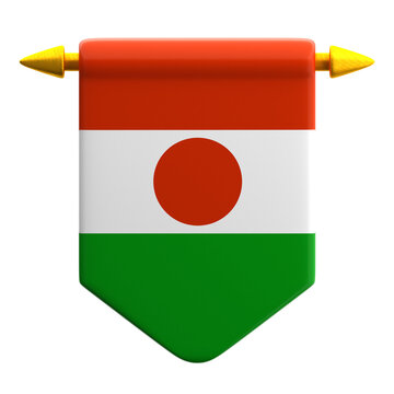 Niger 3D Country Flag Banner