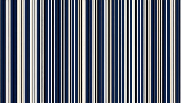 seamless pattern repeating classic navy blue and cream pinstripe pattern creating a seamless vertical background textile wallpaper design