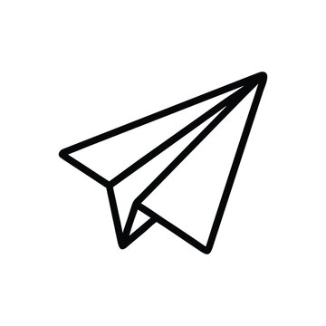 Sending Message Communication Creativity Freedom Travel Outline Icon Vector Illustration