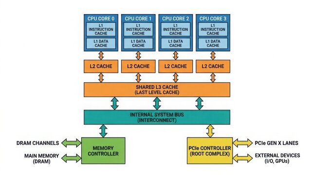 Detailed Processor Architecture Diagram for Computer Systems