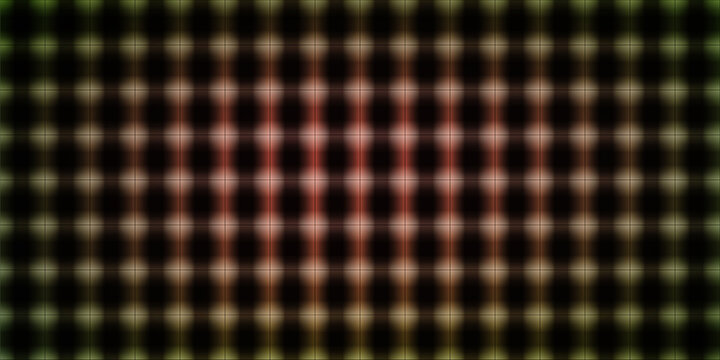 Abstract pixel art pattern with purple and green colors