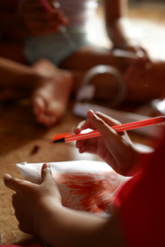 school students having fun while playing educational games